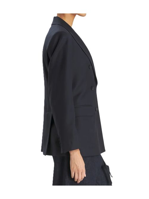 Double-breasted peaked-lapel jacket mini flan Barena | GID5727 0482170 NAVY